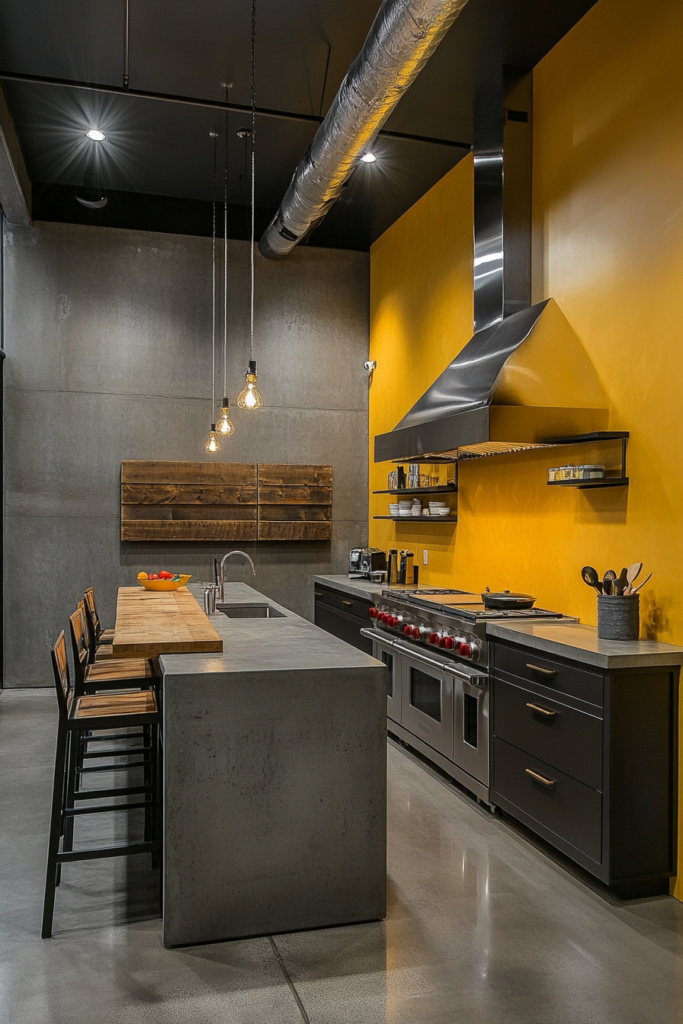 17. Mustard Yellow and Dark Gray