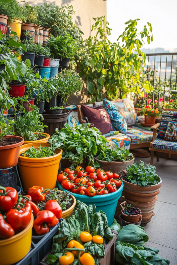 3. Container Gardening with Vegetables