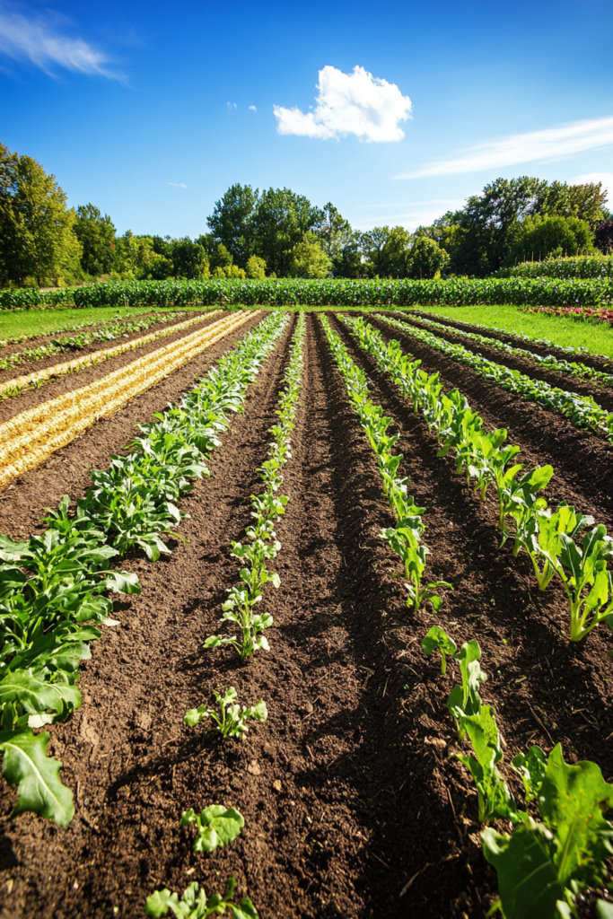 9. In-Ground Garden Rows